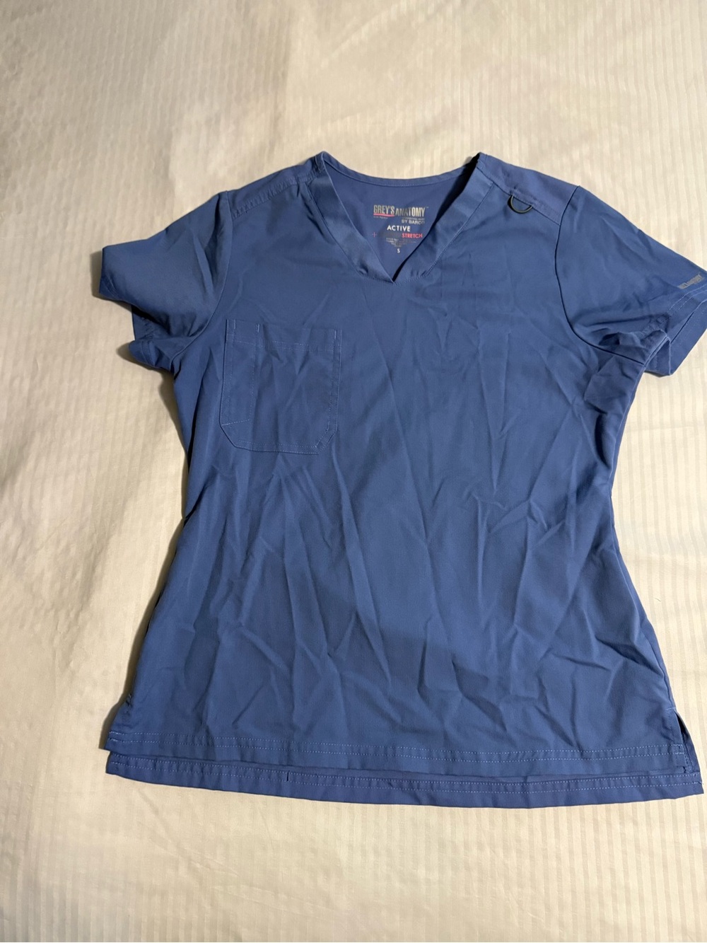 Grey's Anatomy Women's V-Neck Scrub Top - Blue